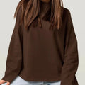 T-shirt Manches Longues Ample Céleste – Marron
