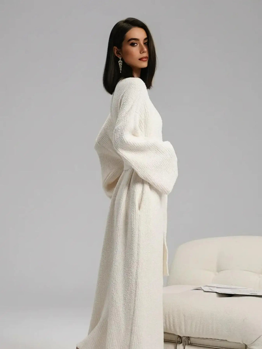 Peignoir Long Camille – Douceur Polaire
