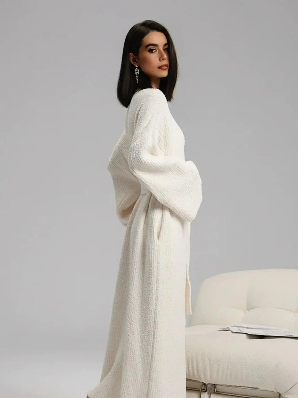 Peignoir Long Camille – Douceur Polaire
