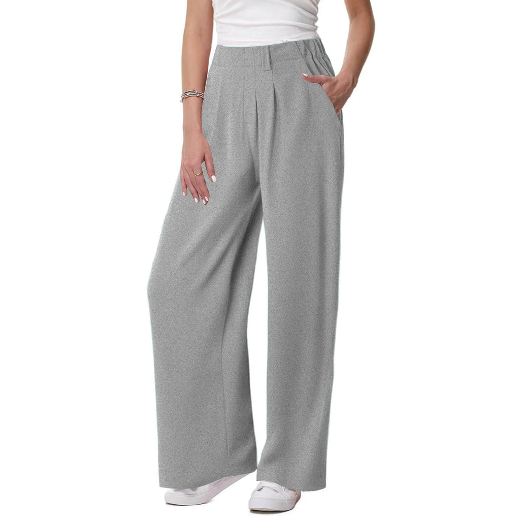 Pantalon Palazzo Élise – Gris