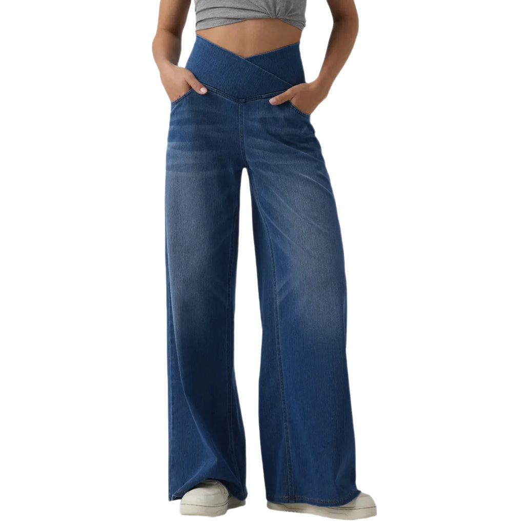 Jean Élodie – Taille Haute Croisée & Coupe Large