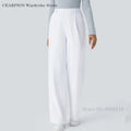 Pantalon Droit Élégance – Taille Haute – Blanc