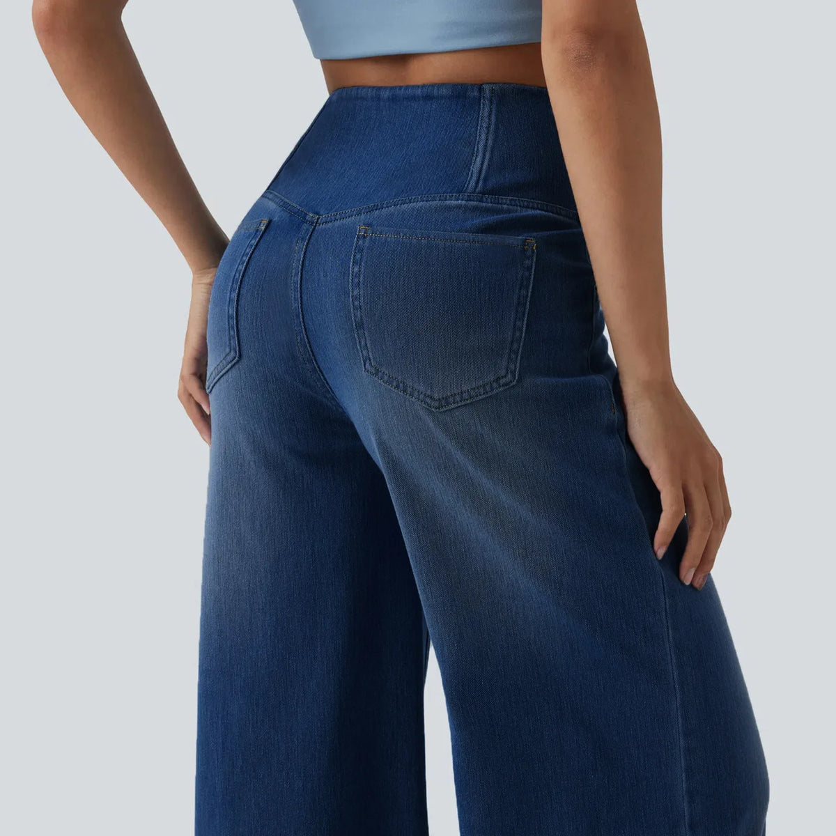 Jean Élodie – Taille Haute Croisée & Coupe Large