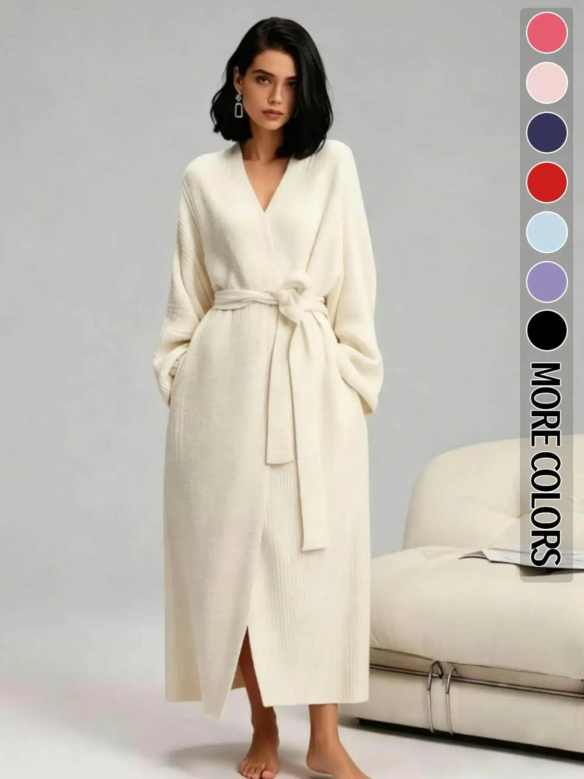 Peignoir Long Camille – Douceur Polaire