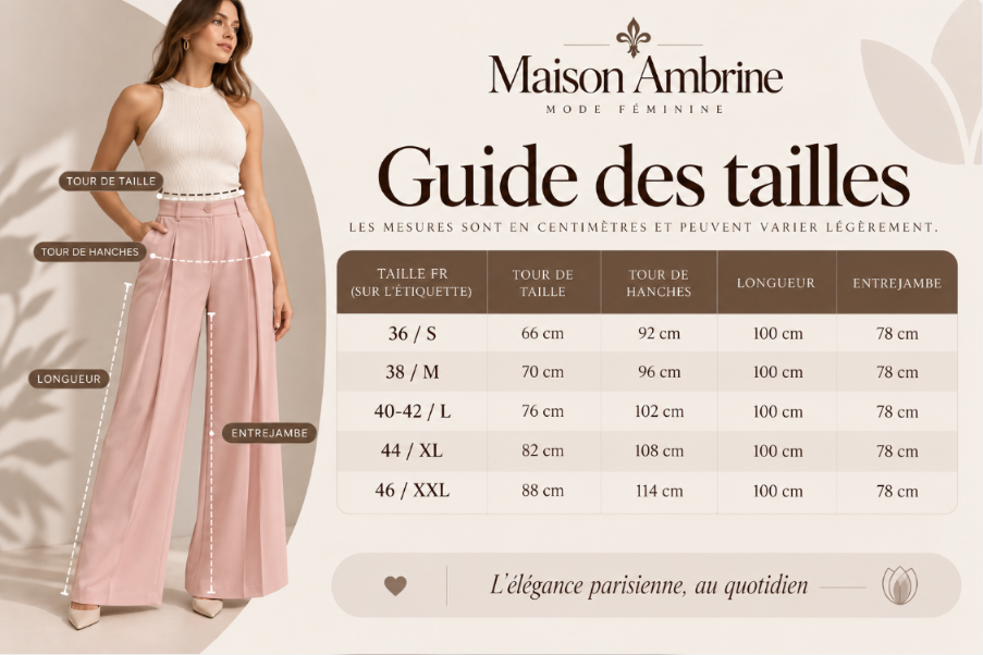 Pantalon Palazzo Élise